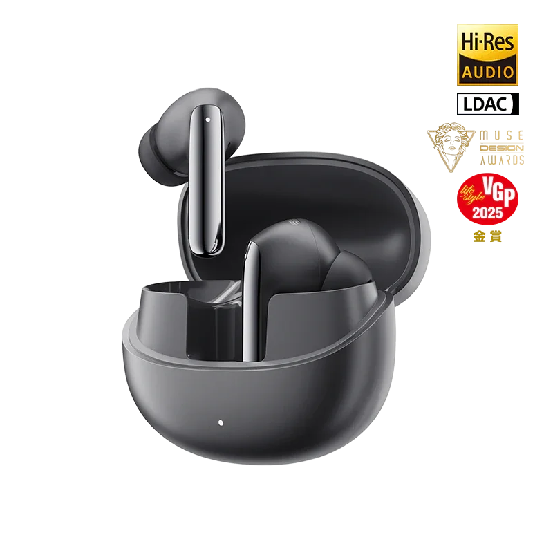 Fone de ouvido TWS QCY MeloBuds Pro preto